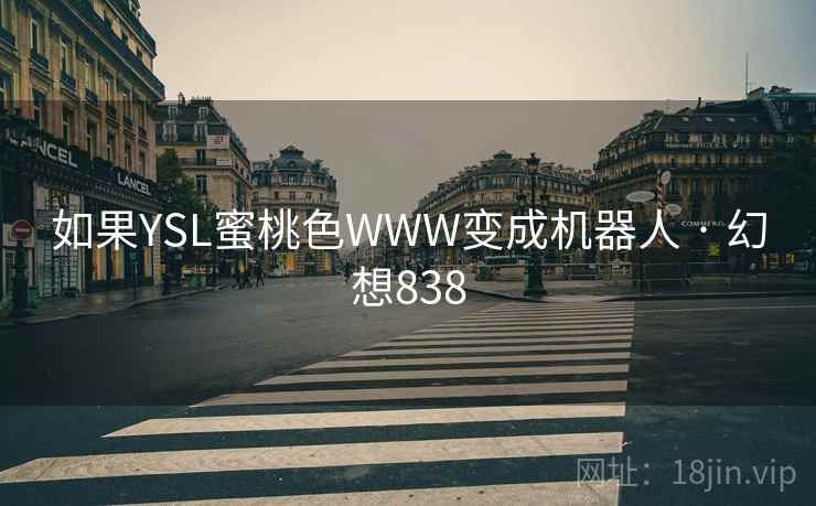 如果YSL蜜桃色WWW变成机器人 · 幻想838  第1张