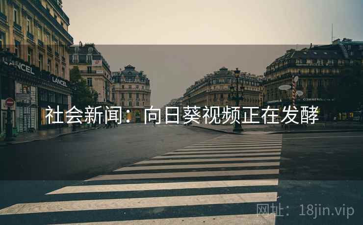 社会新闻：向日葵视频正在发酵  第2张